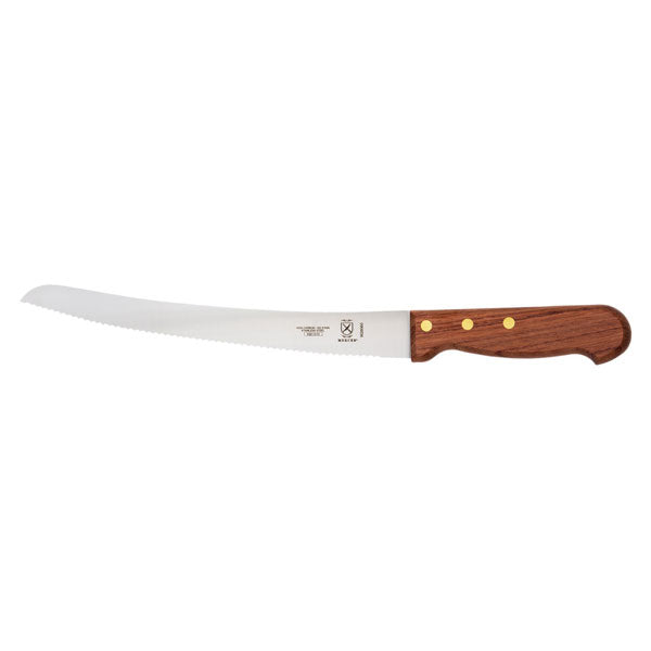 10" Wavy Edge Curved Bread Knife with Rosewood Handle / Mercer