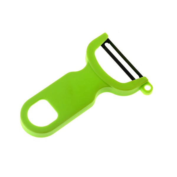 4" Green "Y" Vegetable Peeler with Straight S High Carbon tainless Steel Blade