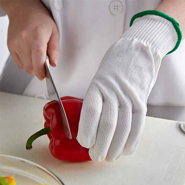 White A4 Level Cut-Resistant Glove - Medium
