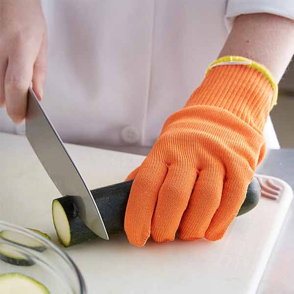 Orange A4 Level Cut-Resistant Glove - Extra Small