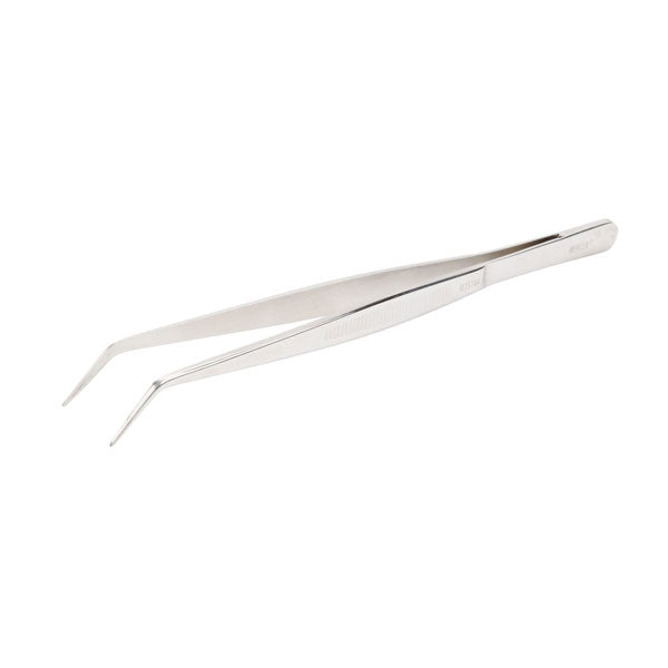 6 1/8" Curved Fine Point Precision / Plating Tongs / Mercer