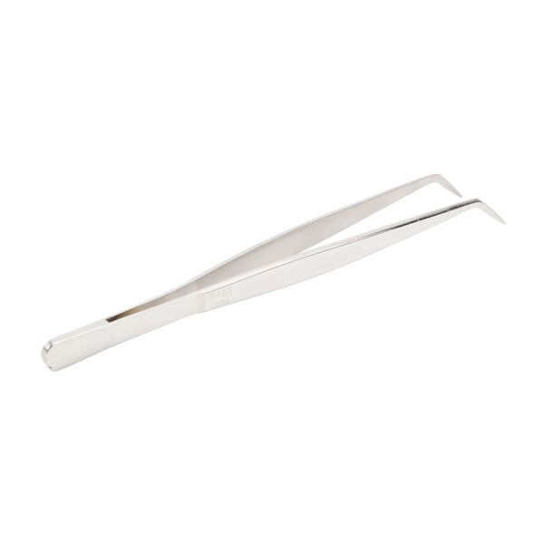 6 1/8" Curved Fine Point Precision / Plating Tongs / Mercer