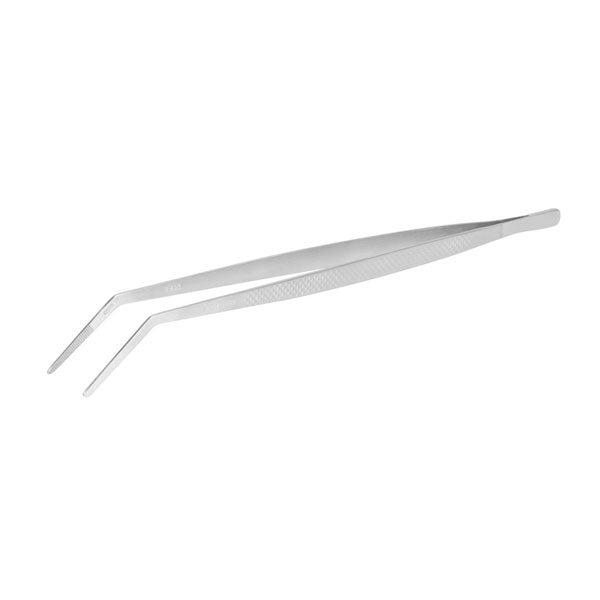 Precision Plus 11 3/4" Curved Plating Tongs / Mercer