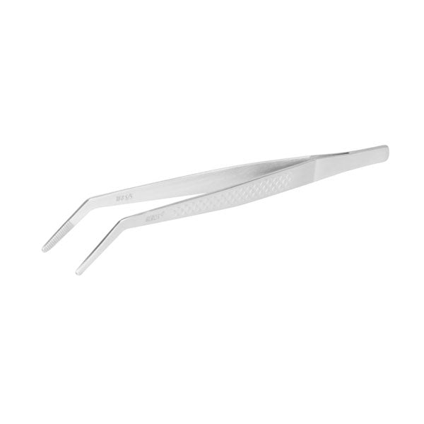 Precision Plus 6 1/8" Curved Plating Tongs / Mercer