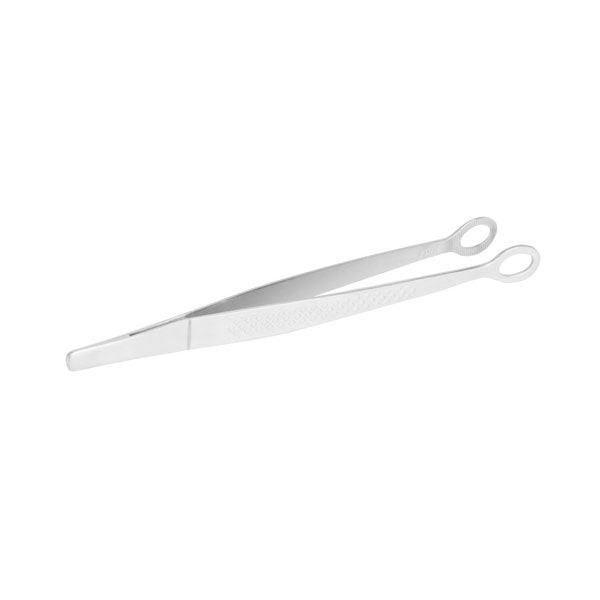 Precision Plus 6 1/8" Flat Oval Plating Tongs / Mercer