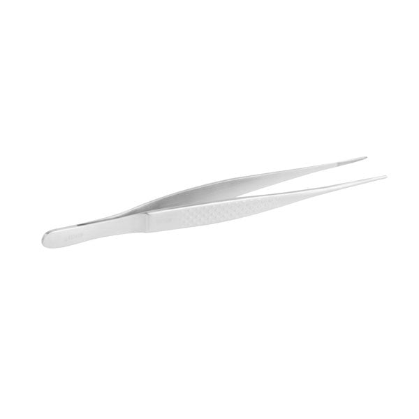 Precision Plus 6 1/8" Straight Fine Point Plating Tongs / Mercer