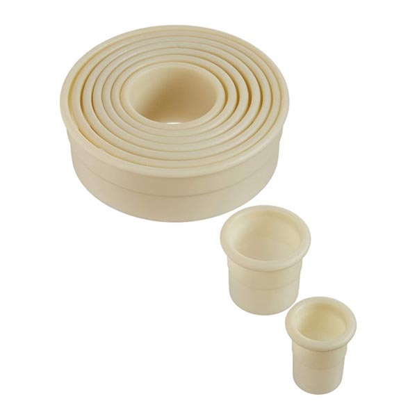 9 Pc. Round Plain Nylon Cutter Set