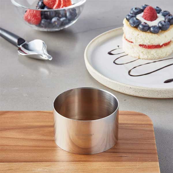 Stainless Steel Ring Mold3" X 1 3/4" (7.6 X 4.4 Cm)