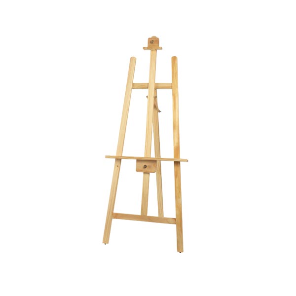 61" Premium Tripod Display Easel Natural Finish / Winco