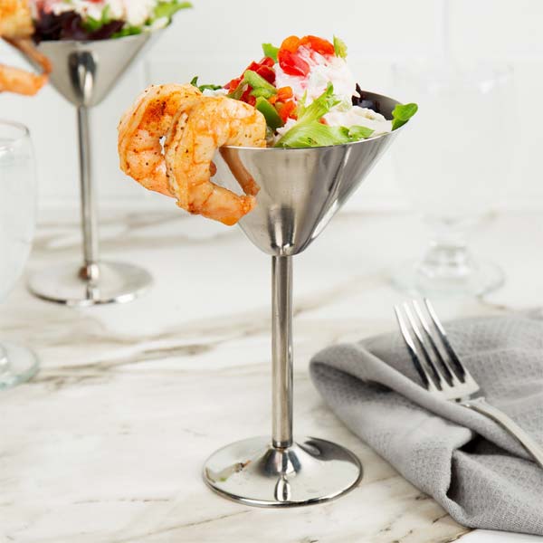 10 oz. Stainless Steel Martini Glass / Tablecraft
