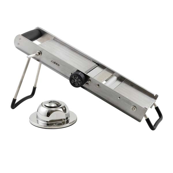 Stainless Steel Mandoline Slicer Set with Built In Blades / Winco