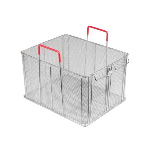 16.5" x 13.5" x 10" Stainless Steel Bulk Pasta Basket / Winco
