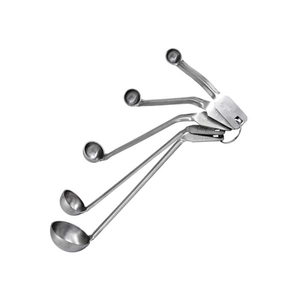 Winco MSL-5S, Mini Ladle Set, 1/8 tsp, 1/4 tsp, 1/2 tsp, 1 tsp, 1