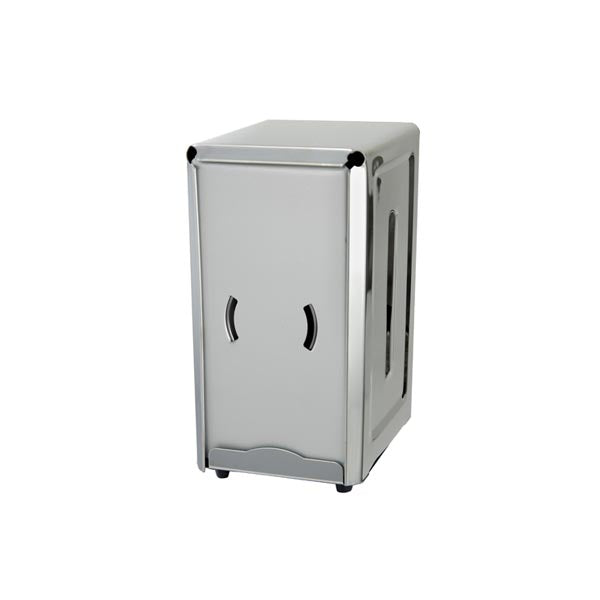 Stainless Steel Full-Size Countertop Napkin Dispenser / Winco