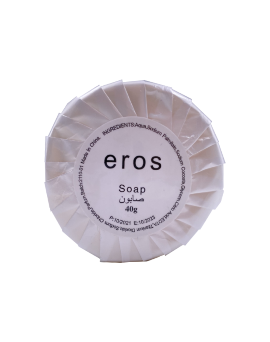 40 gm Hotel Round Mini Soap Bar - Eros (Case of 500)