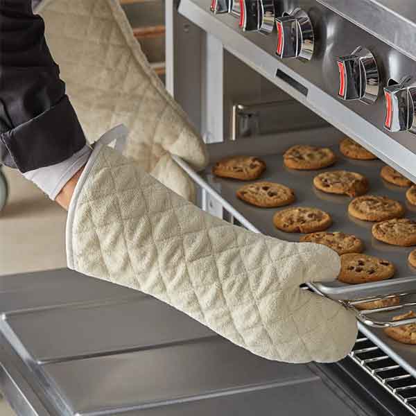 17" Terry Oven Mitts / Winco