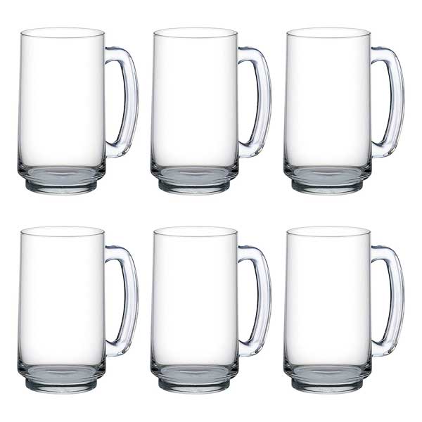 Ocean 357ml 6-Piece Set Playboy Glass Beer Mug / Clear