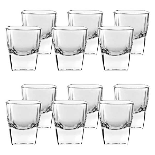Ocean 55ml 12-Piece Set Plaza Shot Glass / Clear