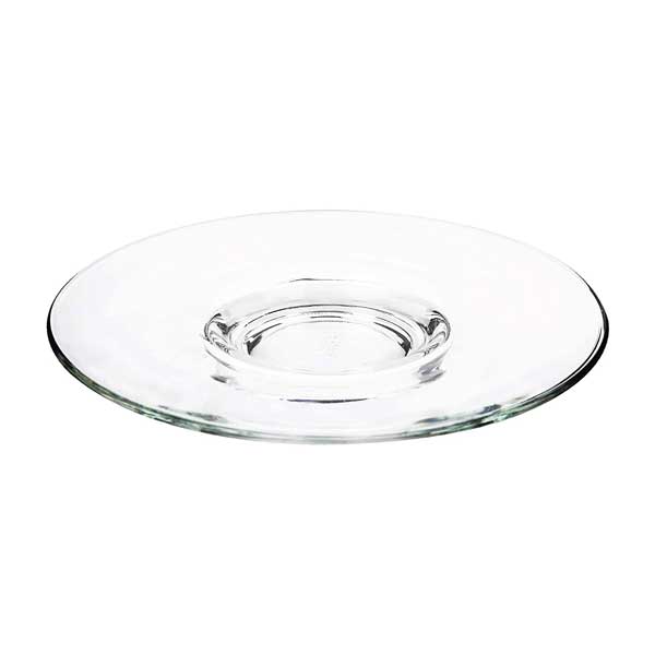 Ocean Kenya Cappuccino Saucer / Pack of 6 / Clear, 6 inch