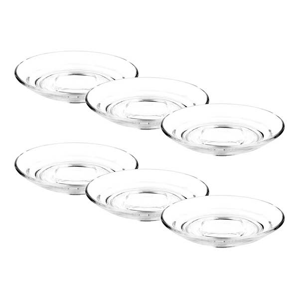 Ocean Caffe Saucer 5 3/4" Pack Of 6 / Clear
