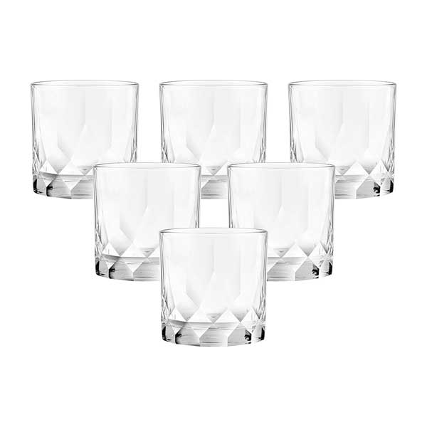 Ocean 350ml 6-Piece Set Connexion Double Rock Glass / Clear