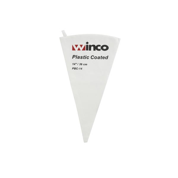 14" Plastic Lined Canvas Pastry Bag / Winco