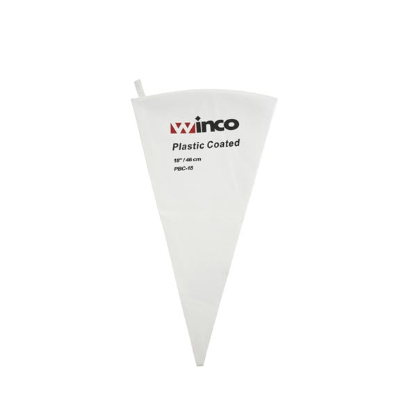 18" Plastic Lined Canvas Pastry Bag / Winco