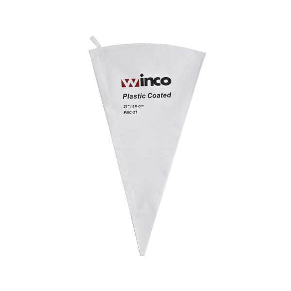 21" Plastic Lined Canvas Pastry Bag / Winco