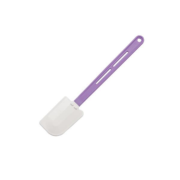 Allergen-Free Purple Silicone Heat Resistant Scraper / Winco