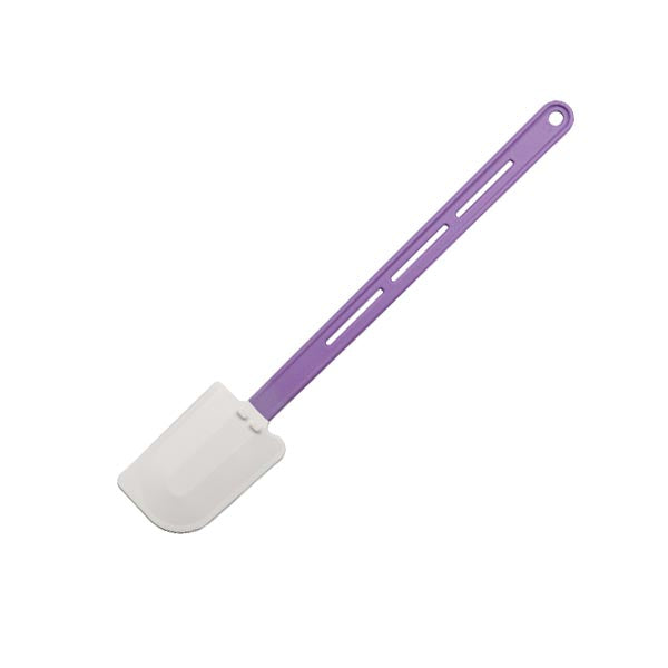Allergen-Free Purple Silicone Heat Resistant Scraper / Winco