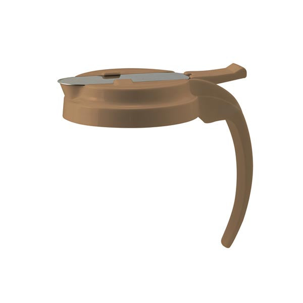Tan Syrup Dispenser Lid / Winco