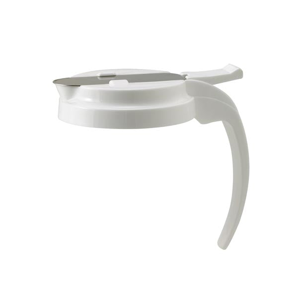 White Syrup Dispenser Lid / Winco