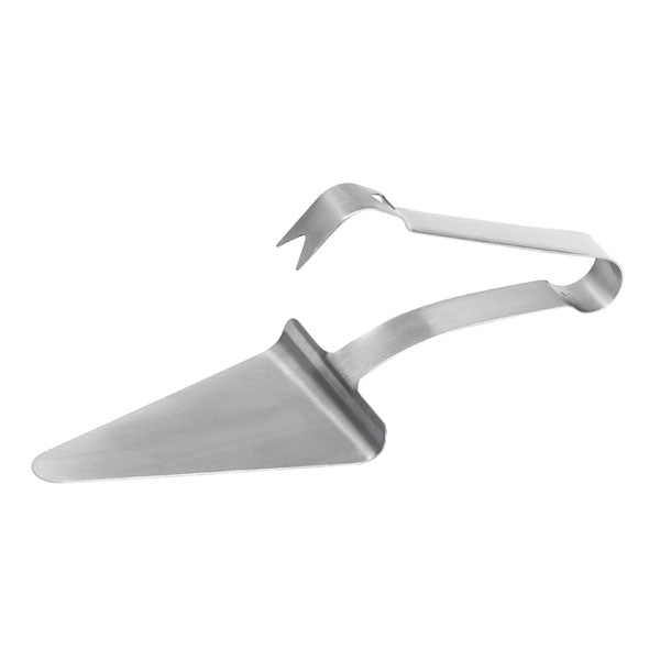 5.5" x 4.5" Stainless Steel Pizza Serving Tongs / Winco