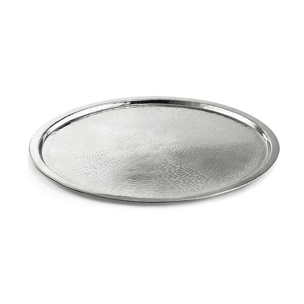 21" Round Stainless Steel Tray / Winco