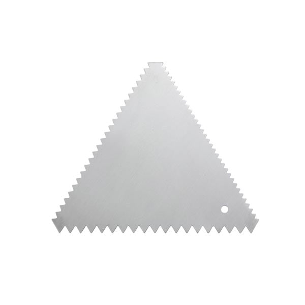 Stainless Steel Triangle Decorating Comb / Winco