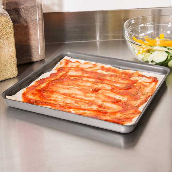 12" x 18" Sicilian Pizza Pan / Winco