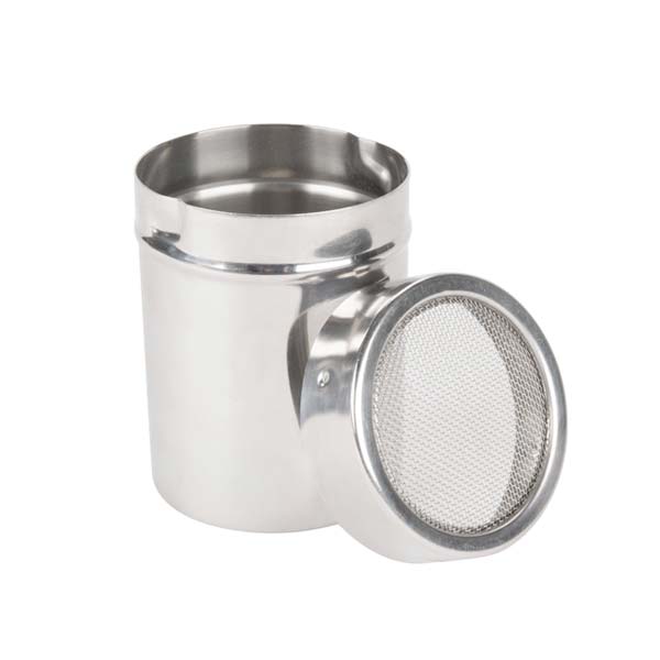 10 Oz Stainless Steel Powdered Sugar Dispenser / Winco