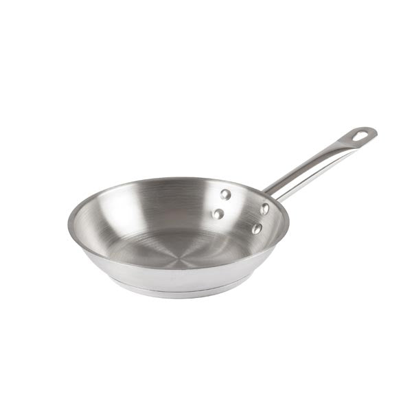 8" Stainless Steel Fry Pan / Winco