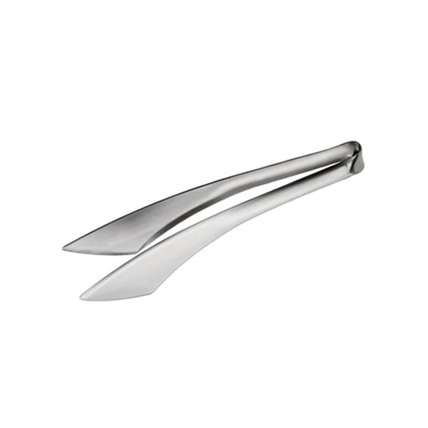 13 1/2" Satin Finish 18/8 Stainless Steel Utility Tongs / Winco