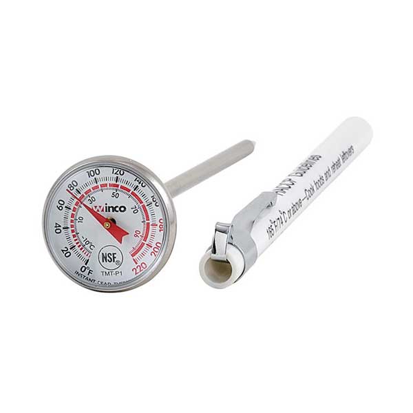 Winco 1-Inch Dial Frothing Thermometer with 5-Inch Probe - Save Out of the  Box - Save Out of the Box