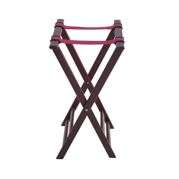 Mahogany Wood Tray Stand / Winco