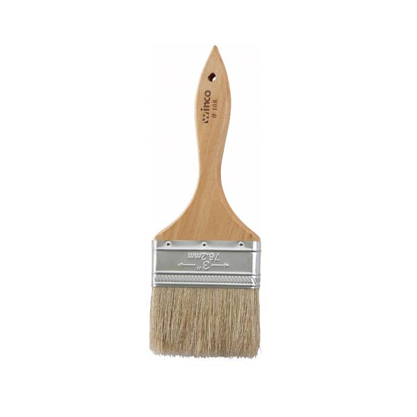 3" Boar Bristle Pastry Brush / Winco