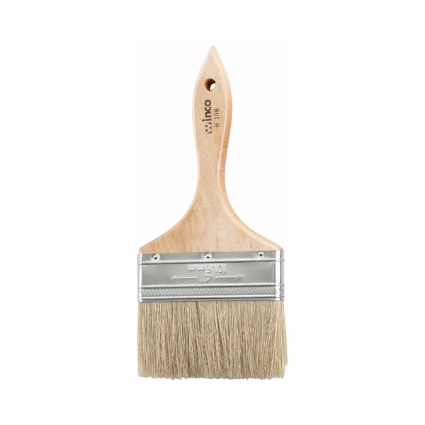 4" Boar Bristle Pastry Brush / Winco