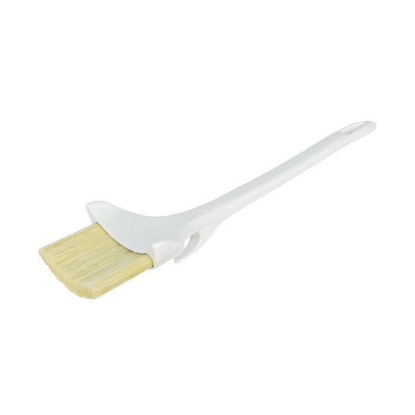 3" Wide Boar Bristle Pastry Brush with Concave Head and Hook / Winco