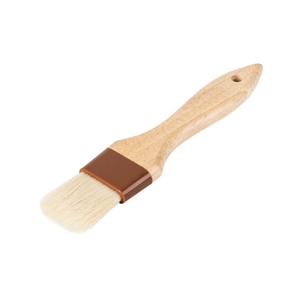 1 1/2" Boar Hair Pastry Basting Brush / Winco