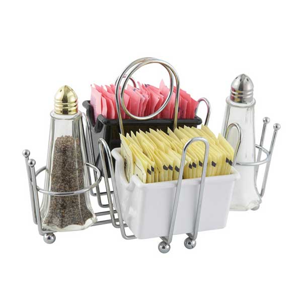 Salt/Pepper and Sugar Packet Holder / Winco
