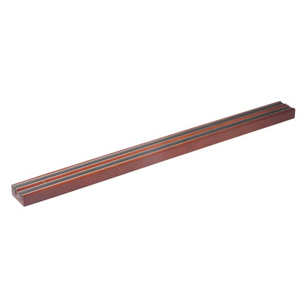 24" Wood Magnetic Knife Bar / Holder / Winco
