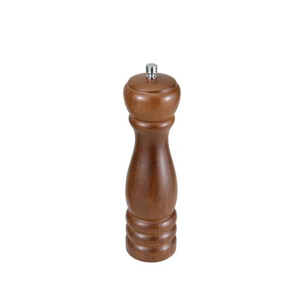 8" Tall Wooden Pepper Mill / Winco