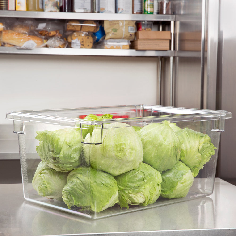 Cambro Camwear 26" x 18" x 12" Clear Polycarbonate Food Storage Box