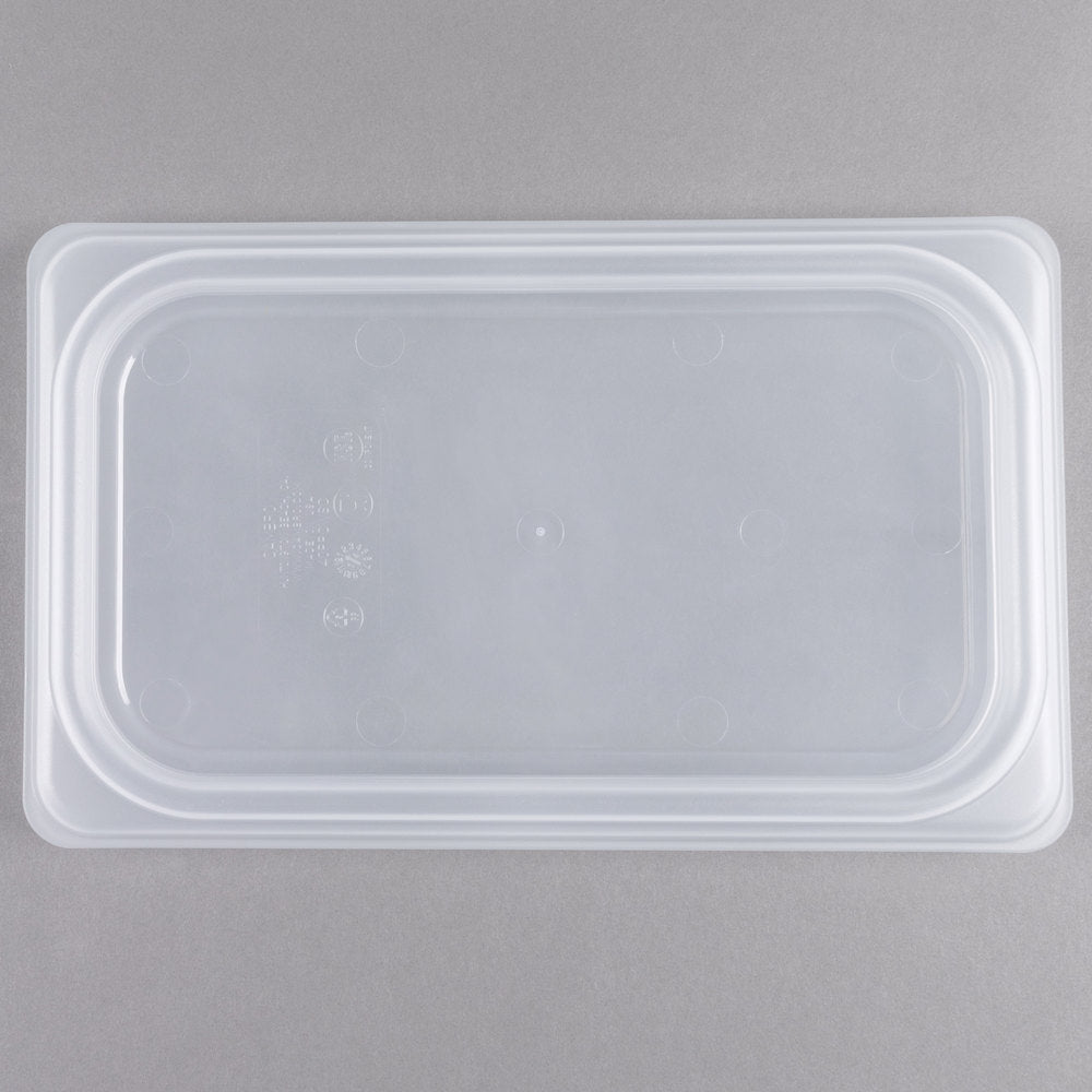 Cambro Camwear 1/4 Size Translucent Polypropylene Seal Cover